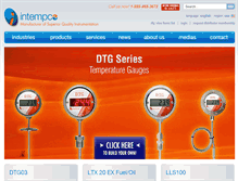 Tablet Screenshot of intempco.com